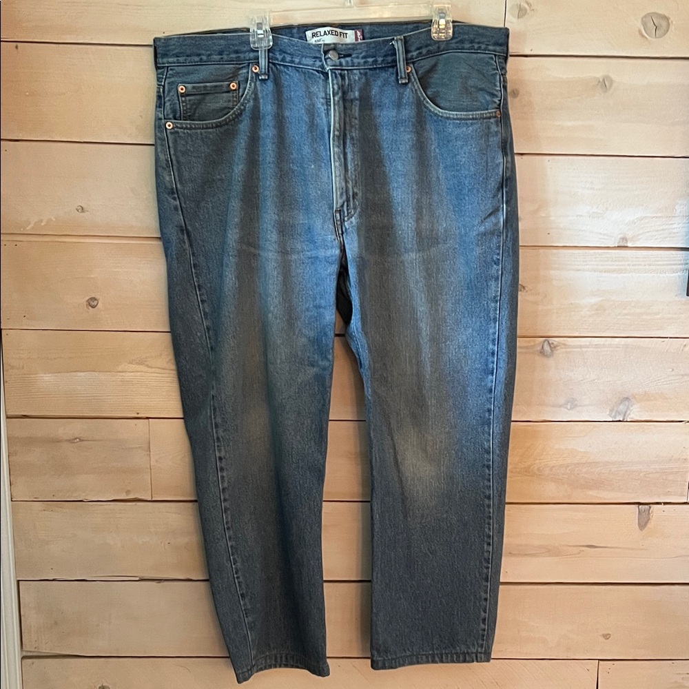 Levi's 550 Relaxed Fit Blue Jeans 42 x 30